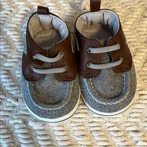 Carters Brown and Gray Kids Shoes